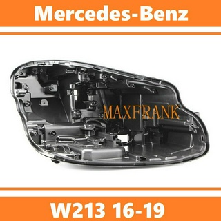 ฝาครอบไฟหน้ารถยนต์ ด้านหลัง สีดํา สําหรับ Benz W213 E-Class 16 -19 E200 E300L LAMP BODY HEADLAMP BACK SHELL HEAD LAMP  LIGHT BACK COVER TAIL SHELL  BLACK COVER HEADLIGHT  REAR HOUSING