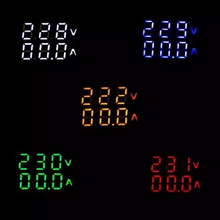 Voltmeter Ammeter 2in1 AC 50-500 V 0-100A LED Digital วัดแรงดันไฟฟ้า วัดกระแส VOLT AMP