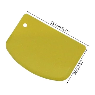 Yu Dough Scraper Bowl Scraper ที่ขูดอเนกประสงค์สําหรับเค้กขนมปัง F Ondant ไอซิ่งทําอาหารทนทาน