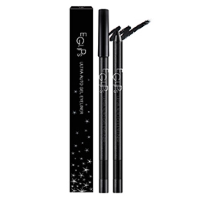 Eglips Ultra Auto Gel Eyeliner - 01 Day Holic (รุ่น : ดำประกายเงิน)
