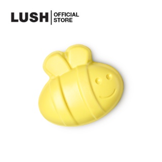 LUSH สบู่ก้อน ฟองนุ่ม กลิ่นหอม จาก รูบาร์บ และ ไมยราบ ธรรมชาติ BUZZY MUM SOAP 80g ( ของขวัญวันแม่ )