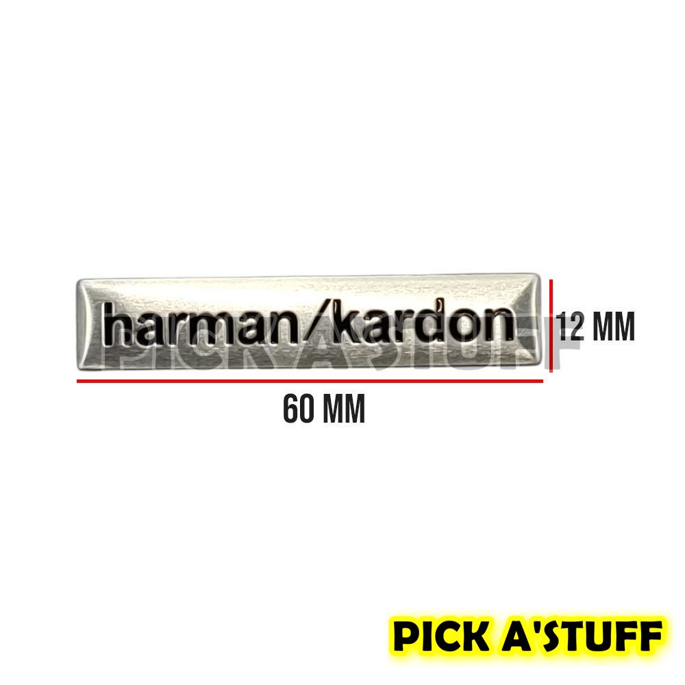 สติกเกอร์อลูมิเนียม ลายโลโก้ Harman Kardon สําหรับติดตกแต่งลําโพง