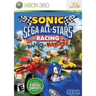 แผ่น XBOX 360 Sonic and Sega All Stars Racing With Banjo Kazooie ใช้กับเครื่องที่แปลงระบบ JTAG/RGH