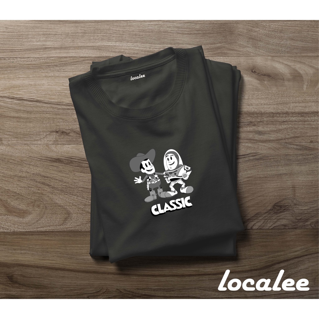 CLASSIC TOY STORY GREY TSHIRT - เสื้อยืดพิมพ์ลาย TOY STORY SCREEN - เสื้อยืด UNISEX