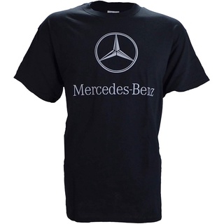 เสื้อยืดลําลอง พิมพ์ลายกราฟิกโลโก้ Mercedes Benz 2022