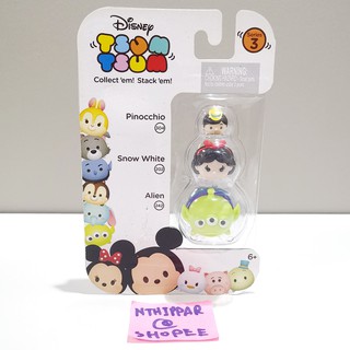 ++ ขาย Tsum Tsum Disney Series 3 แบบแพ็ค 3 ตัว 3 ไซส์ S M L ของแท้ ของใหม่ ไม่แกะ พร้อมส่ง Pinocchio Snow White Alien ++