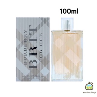 น้ำหอมแท้ Burberry Brit for her edt 100ml กล่องซีล