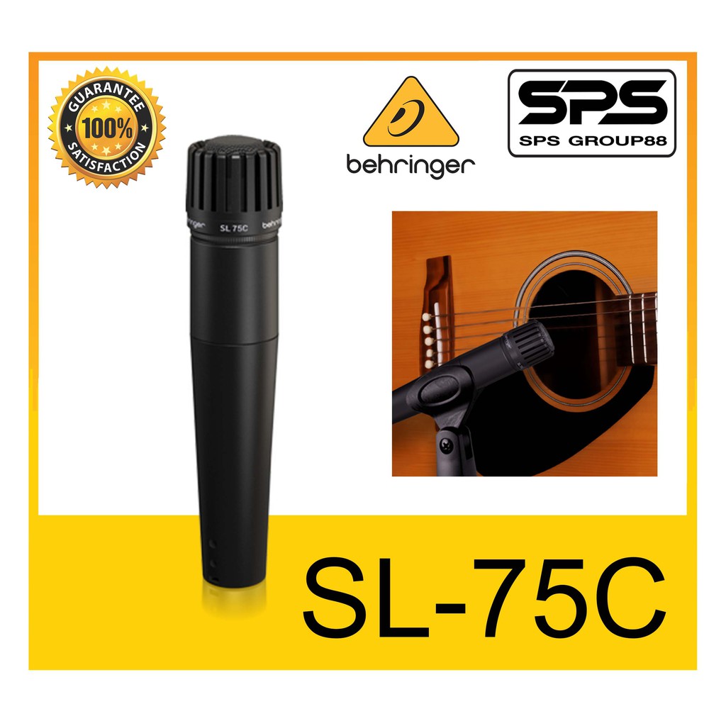 MICROPHONE ไมค์เครื่องดนตรี ไมค์กรองเสียง รุ่น SL-75C ยี่ห้อ Behringer ของแท้ 1000% พร้อมส่ง