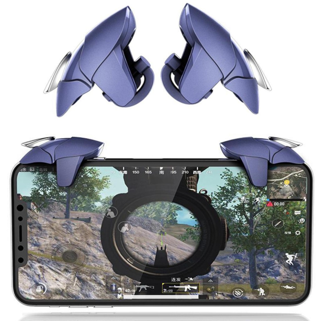 Shark จอย PUBG (1คู่) ตัวช่วยยิงเกมแนว PUBG Shooting Tap จอยเกม จอยเกมส์ จอยเกมส์ ฟีฟาย Joystick จอยสติ๊ก