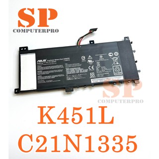 ASUS BATTERY แบตเตอรี่ของแท้ ASUS K451L Series model: C21N1335