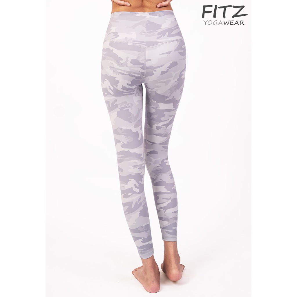 กางเกงโยคะ Fitz High Waist 7/8 Legging - Diane - Grey Army #7