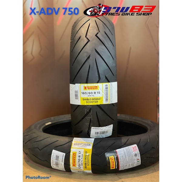 Pirelli Diablo Rosso scooterรุ่นรถ  x Adv ,Tmax,Burgman,Forza750,C650