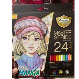 ดินสอสี สีไม้ 24สี Master Series (Master Arts)