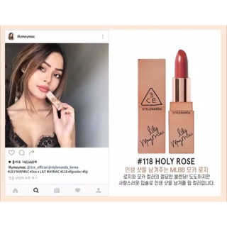 🎉🎉Pre-order 14วัน!! 3ce LILY MAYMAC Lip