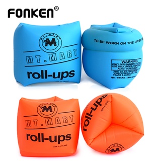 Fonken 2 ชิ้น หนา PVC ว่ายน้ํา แหวนลอยน้ํา เด็ก / ผู้ใหญ่ เป่าลม ว่ายน้ํา ปลอกแขน