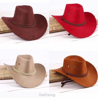 Hat Cowboy Casual Summer Western Foldable Artificial Leather