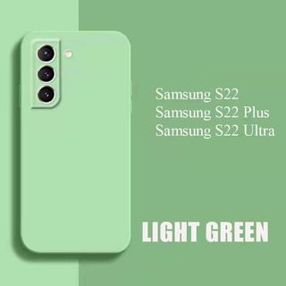 S22Ultra(พร้อมส่งในไทย)เคสTPU​นิ่ม​สีพาสเทลแบบคลุมกล้องSamsung Galaxy S22/S22Plus/S22Ultra