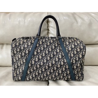 dior boston bag vintage blue size40