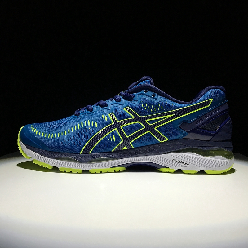 ต้นฉบับ GEL-KAYANO 23 ASICS รองเท้าวิ่งรองเท้ากีฬาสีน้ำเงิน เหลือง น้ำเงิน  T648N-4907 - panzhao.th - ThaiPick