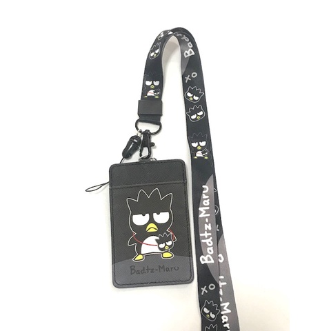 BAD BADTZ XO สายคล้องคอ สายคล้องบัตร ที่ใส่บัตร  พร้อมสายคล้องคอ ลาย BADTZ XO งานดี  สำหรับ บัตร 6×8 cm  MNN ราคา ถูกที่สุด ดีลบีเคเค แกลเลอรีภาพที่ 5