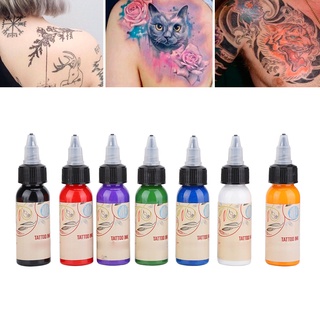 [READY STOCK] meyis ชุดหมึกสักลาย 29 . 6 มล. 7 ชิ้น