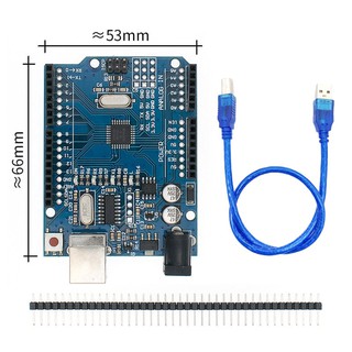 Arduino UNO R3 ATmega328 SMD CH340 อาดูโน่ รุ่นประหยัด แถมสาย สาย USB