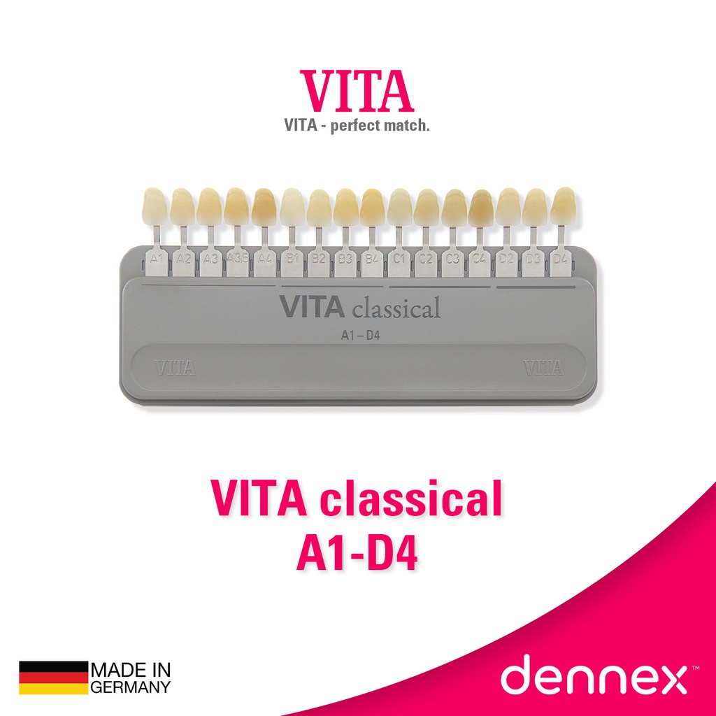 เทียบสีฟันวีต้า VITA Classical A1D4 Shade guides ลิขสิทธิ์แท้จากวีต้า