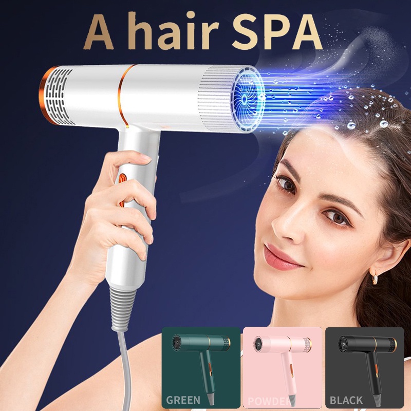 ไดร์เป่าผม พกพา เป่าผม มีลมเย็น 2000W Hair Dryer แห้งไว ปรับความแรงลมได้ 3 ระดับ ลมร้อน/ลมเย็น รับประกัน1ปี