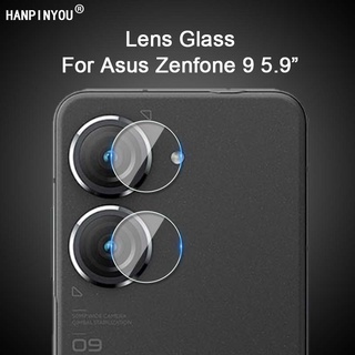 สําหรับ Asus Zenfone 9 5.9 นิ้ว ใส บางเฉียบ ด้านหลัง เลนส์กล้อง ตัวป้องกัน ด้านหลัง เลนส์กล้อง ปกอ่อน ไฟเบอร์ กระจกนิรภัย ป้องกัน ฟิล์ม