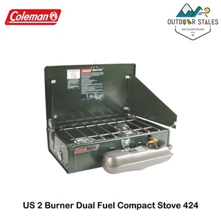 Coleman US 2 Burner Dual Fuel Compact Stove 424