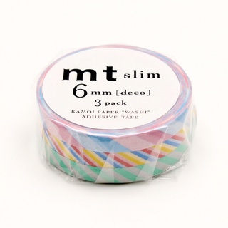 mt slim twist cord A / เทปตกแต่งวาชิ รุ่น slim ลาย twist cord A แบรนด์ mt masking tape ประเทศญี่ปุ่น (MTSLIM10)