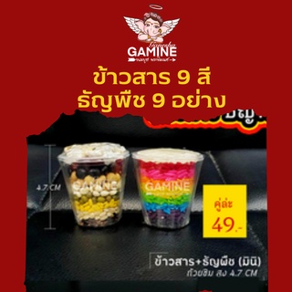 พร้อมส่ง ข้าวสาร 9 สี ธัญพืช 9 อย่าง มินิ ถวายองค์เทพ