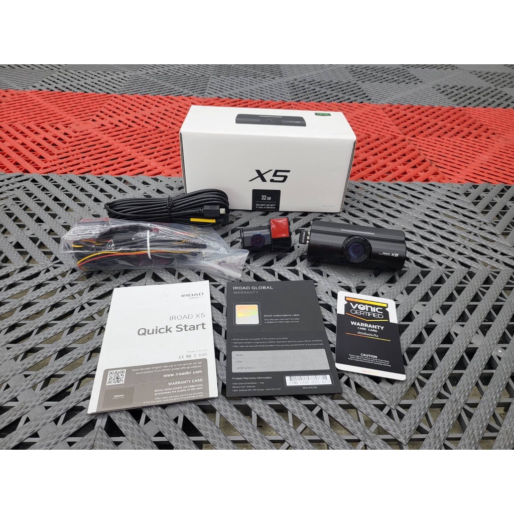 กล้องบันทึกเหตุการณ์ IROAD X5 หน้า+หลัง