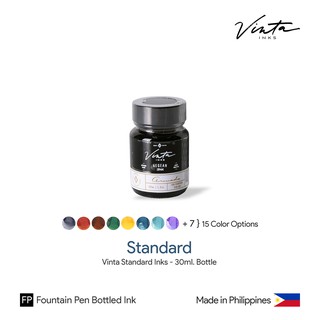 Vinta Standard Bottled Ink 30ml - หมึกเติมปากกามาตรฐานวินต้า ขวดขนาด 30 มล.