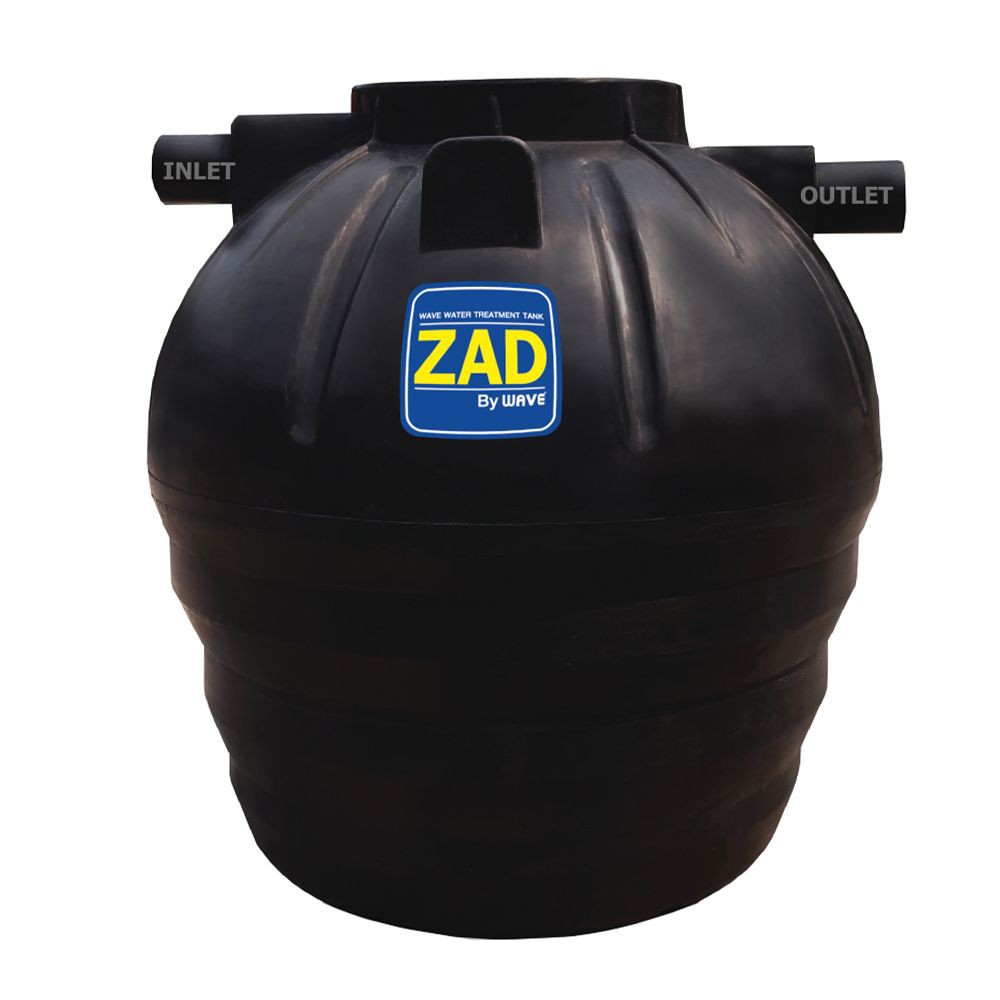 ถังบำบัด ถังบำบัดน้ำเสีย WAVE ZAD 400 ลิตร แท้งค์น้ำ ถังบำบัด งานระบบประปา SEPTIC TANK WAVE ZAD 400L