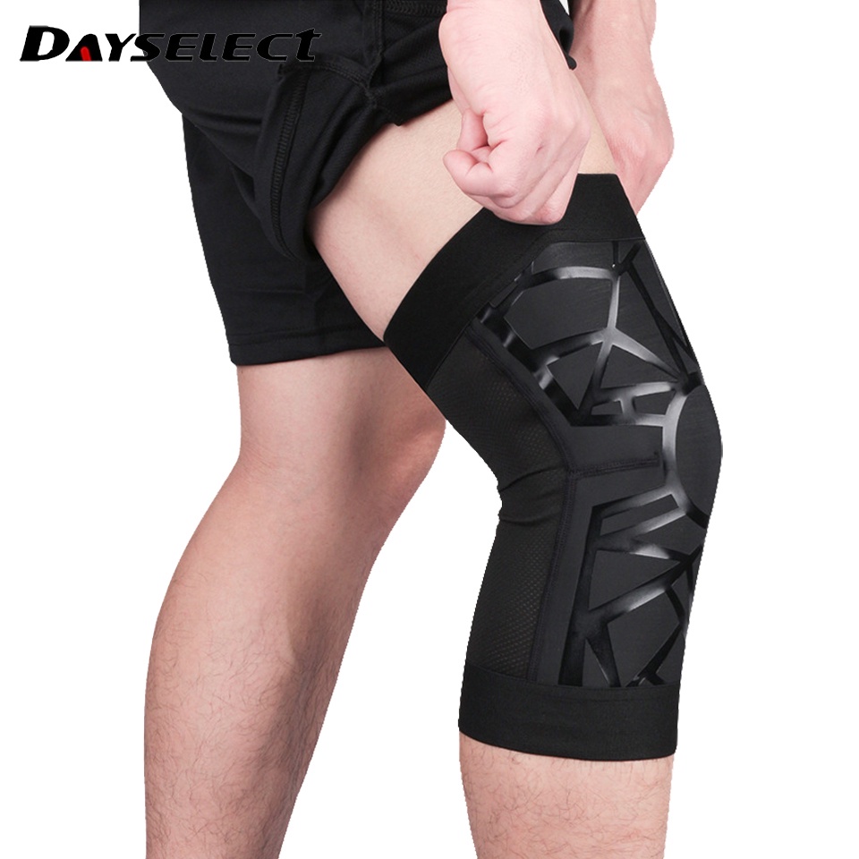 Dayselect สนับเข่า ป้องกันการชน เหมาะกับเล่นกีฬา บาสเก็ตบอล ขี่จักรยานเสือภูเขา สําหรับผู้ชาย และผู้หญิง 1 ชิ้น