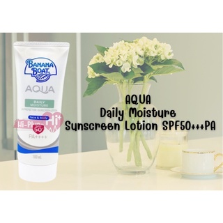 (Exp.1/10/2024) Banana Boat Aqua Daily Moisture UV Protection Sunscreen Lotion SPF50+ PA++++ (50 ml.)