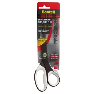 Scotch กรรไกรไทเทเนียม 8" Precision Ultra Edge Non-Stick Scissors CAT.1468TUNS