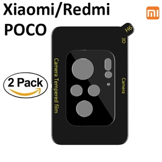 2 Pcs Xiaomi 12/11T Pro Redmi Note 11/11S Pro 10/9T POCO M4/M3 Pro X3 GT NFC Pro F3 Mi 11 Lite Redmi Note 10/10S Pro ฟิล์มกันรอยเลนส์กล้องกระจก Corning ฟิล์มป้องกันกระจกนิรภัยป้องกันลายนิ้วมือ