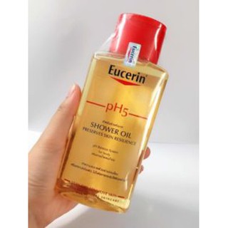 EUCERIN PH5 SHOWER OIL 200 ML ยูเซอริน พีเอช 5  ชาวเวอร์ออยล์ ผลิตภัณฑ์อาบน้ำผสมน้ำมัน