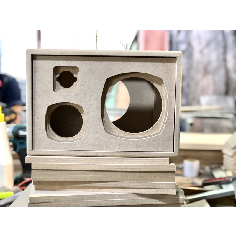 ตู้ลำโพงบูทูธ DIY แบบ3ดอก พอตหลังและพาสซีฟ ขนาด5.25”/3”/2”