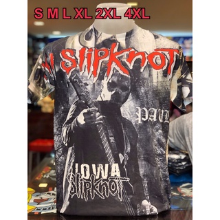 เสื้อวง Slipkont OVP (โอเวอร์ปริ้นท์) แขนสั้น ผ้าคอตตอนผสมโพลี พิมลายทั้งตัว