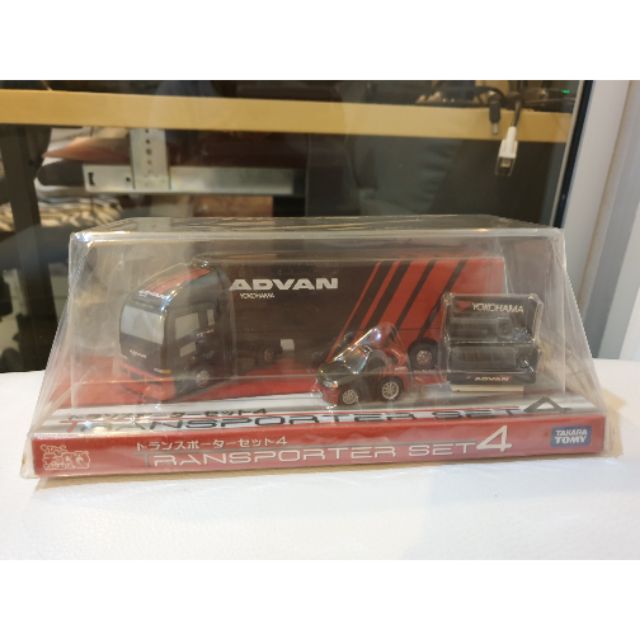 CHORO-Q TRANSPORTER SET [4] ADVAN NISSAN SKYLINE GTR R32 Transporter  ของใหม่แท้