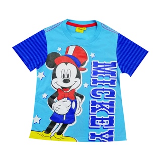 MICKEY :  เสื้อแขนสั้นเด็กผู้ชาย ลิขสิทธิ์แท้