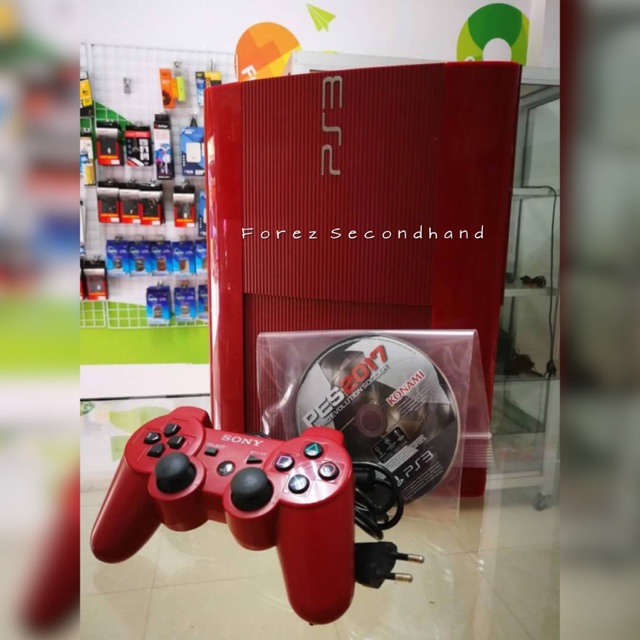 PS3 มือสอง สีแดง