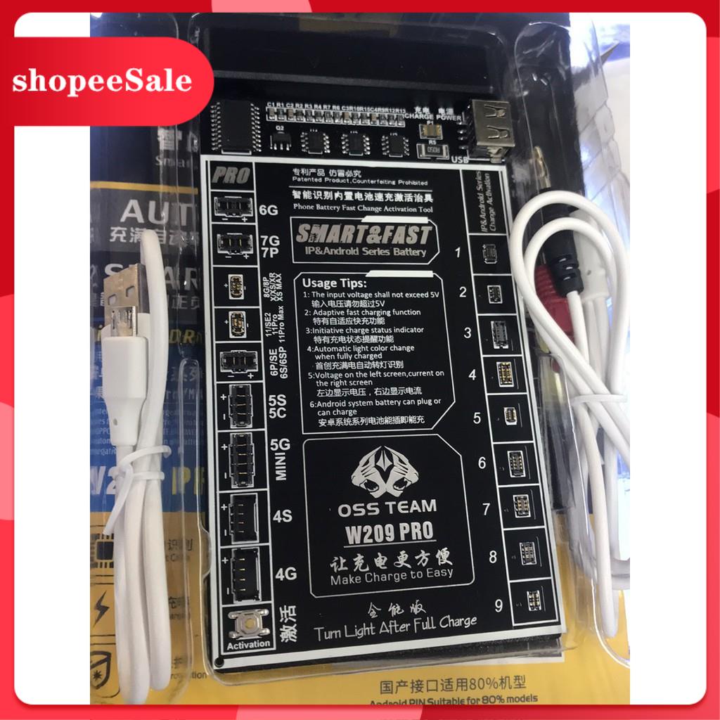[เครื่องมือช่างซ่อมมือถือ] เครื่อง ชาจน์แบต/กระตุ้นแบต (Kasi - K9208)//(W209 Pro)แบตเตอรี่