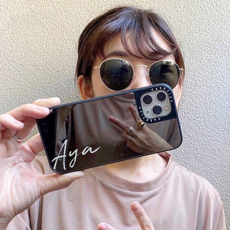 ชื่อเคสโทรศัพท์กระจกป้องกันการตกเหมาะสำหรับเคสไอโฟน 16 15 pro max 14 13 pro 12 11 promax case