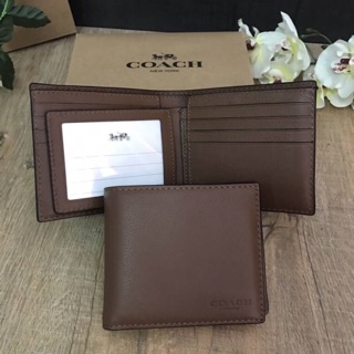 Coach Men Wallet  มีไส้ พร้อมกล่อง เลื่อนเลยจ้า มีหลายสี