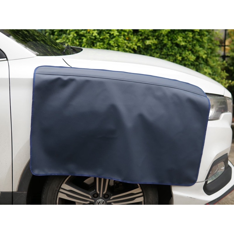 ผ้าคลุมแก้มรถยนต์ ผ้าคลุมกันเปื้อนซ่อมรถยนต์ ส่งจากไทย วัสดุ PVC  หนา 0.6-0.7 mm. - รูปที่ 5