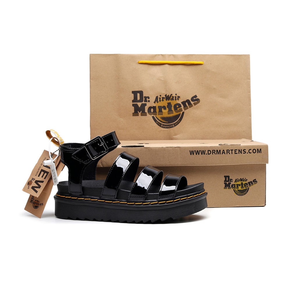 รองเทา้แตะผหู้ ญง Dr. Martens สำหรับผู้หญิง ทำจากหนังคุณภาพดี
